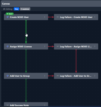 Move connection demo
